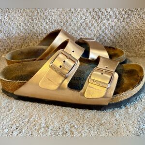 Birkenstock Rose Gold Sandals